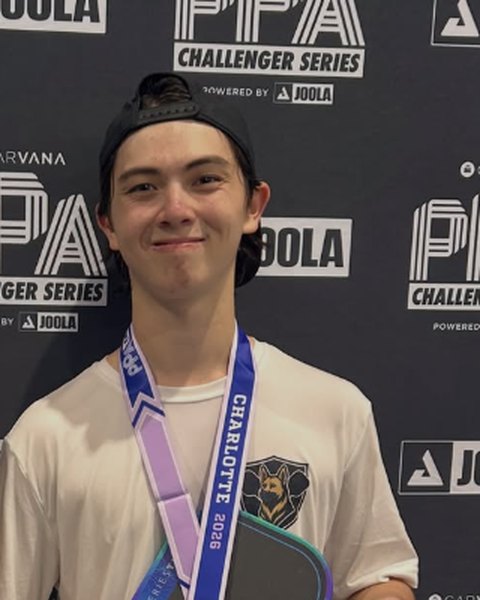 JJ Turcsany with his medal at the PPA Challenger Series, Charlotte 2026