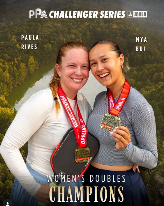 Paula Rives, women&rsquo;s doubles champion, PPA Challenger Opelika 2026